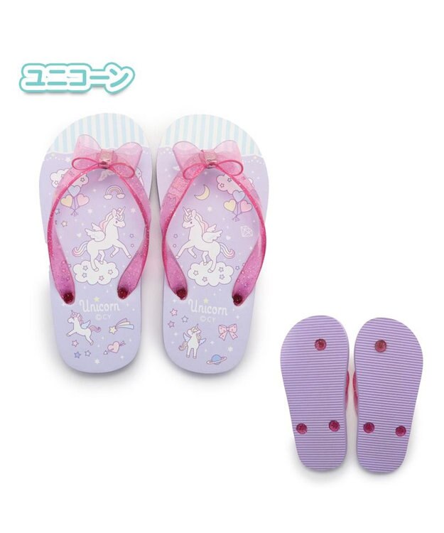 Mother garden マザーガーデン ビーチサンダル キッズ用 《 ユニコーン / レモンくま 》 ユニコーン