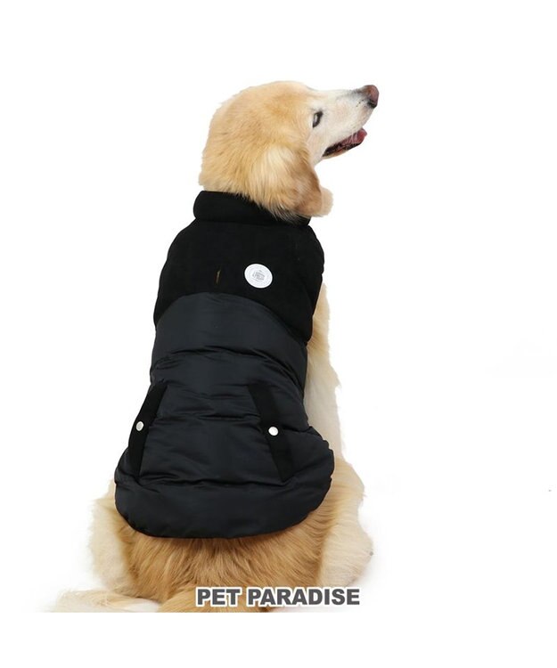 PET PARADISE J.PRESS 綿入り ベスト 《ブラック》 中型犬 大型犬 ブラック