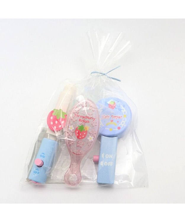Mother garden マザーガーデン 野いちごままごと ドライヤー3点セット 《ブルー》 水色