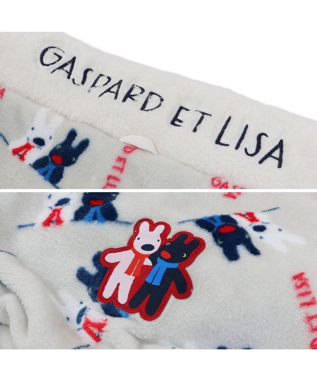 PET PARADISE リサとガスパール 遠赤外線  寝袋  筒型《頬杖柄》 M ベージュ