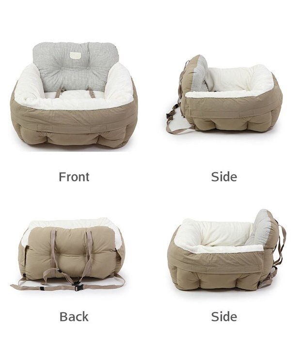 PET PARADISE ドライブカドラー 《茶》【小型犬・多頭用】 ベージュ