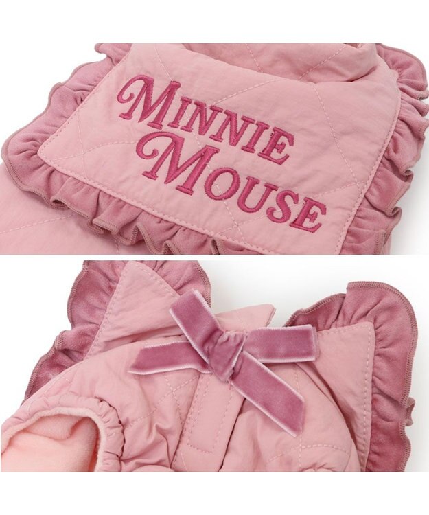 PET PARADISE ディズニー ミニーマウス 遠赤外線 軽量ふわベスト 小型犬 ピンク