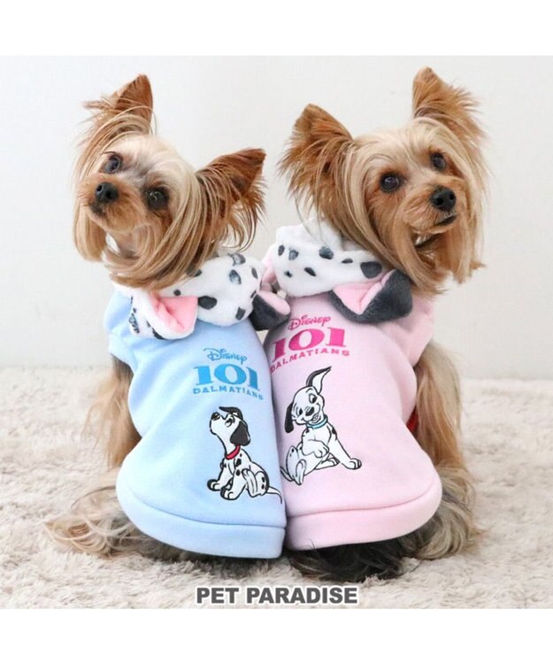PET PARADISE ディズニー 101匹わんちゃん フード付きトレーナー 《パステル ブルー》 小型犬 ブルー