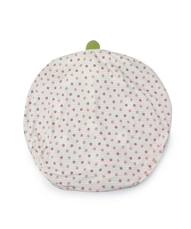 PET PARADISE ネット店限定 くすみ苺 クッション 替えカバー (90×92㎝用) ピンク