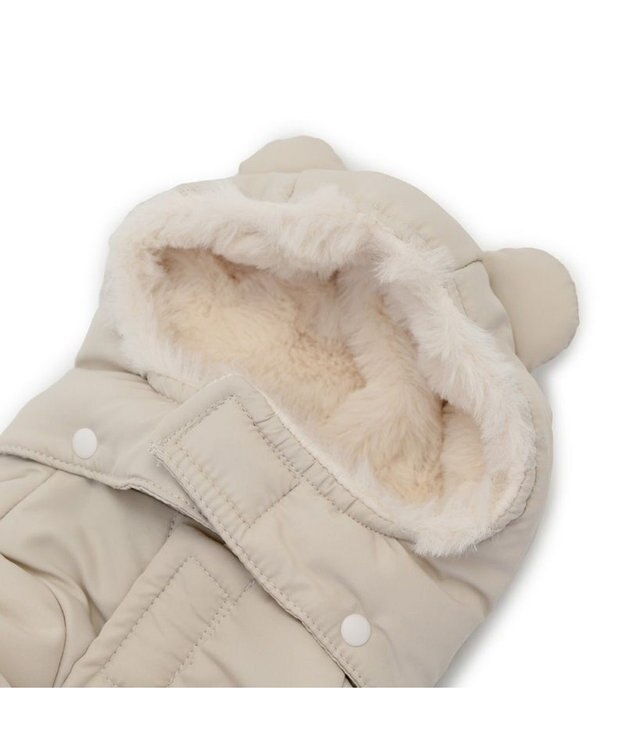 PET PARADISE ペットパラダイス くまちゃん 遠赤外線  綿入れ オール 小型犬 ベージュ