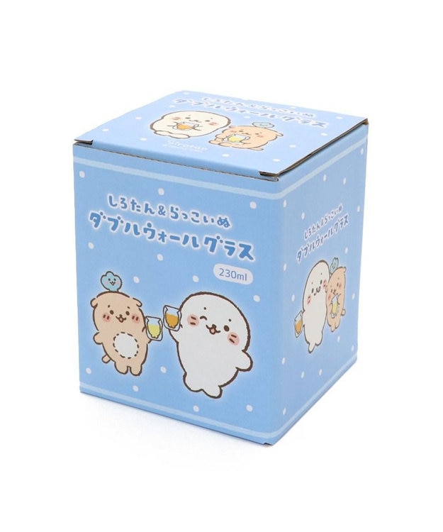 Mother garden しろたん ダブルウォールグラス 《 しろたん 》 単品 しろたん