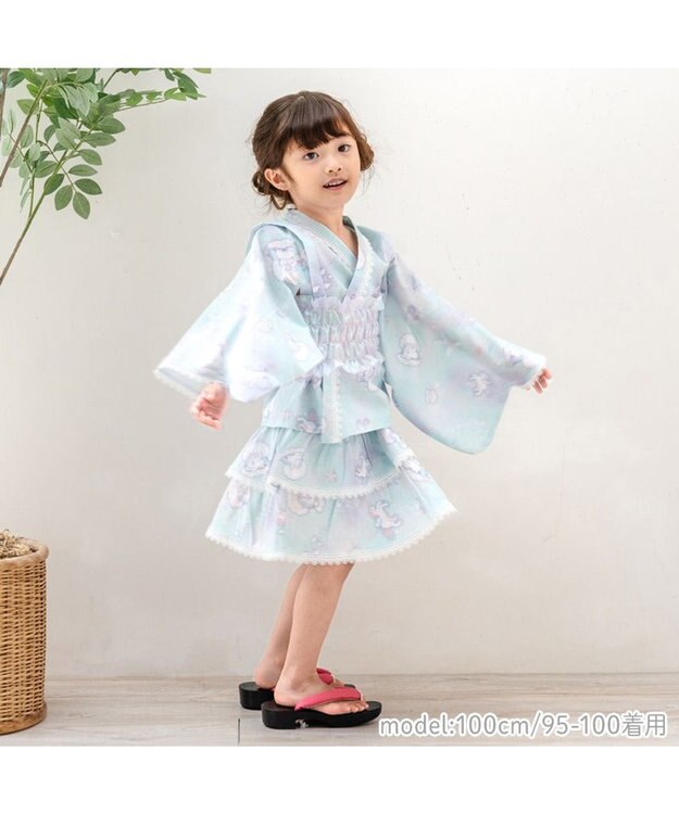 Mother garden 2025 マザーガーデン  ユニコーン 浴衣ドレス 《シェル》 95～100cm / 105～110cm シェル