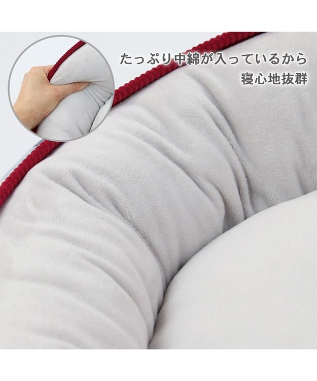 PET PARADISE リサとガスパール であい柄 カドラーベッド (55×15cm) グレー