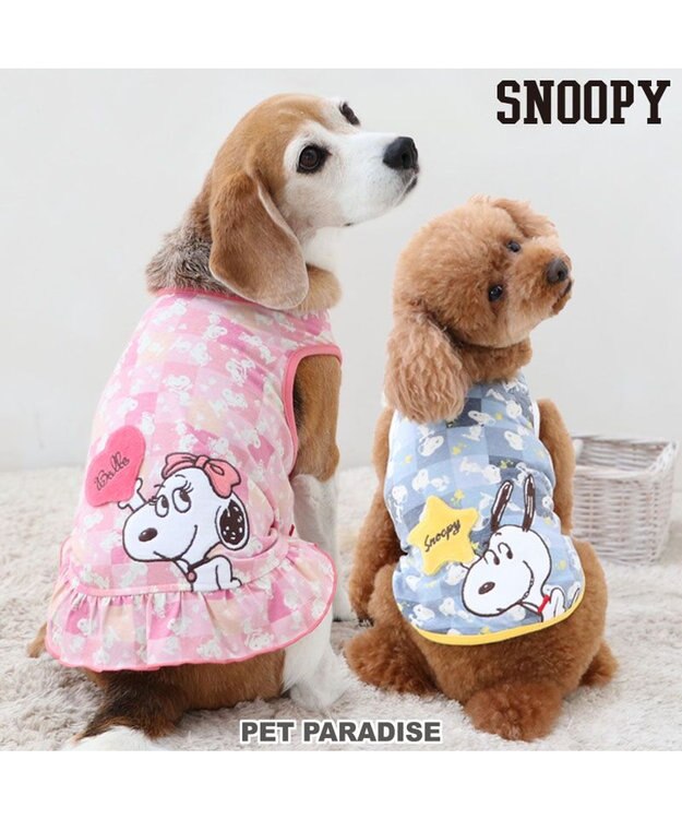 PET PARADISE スヌーピー ベル タンクトップ 《ポップ柄》 中型犬 ベル