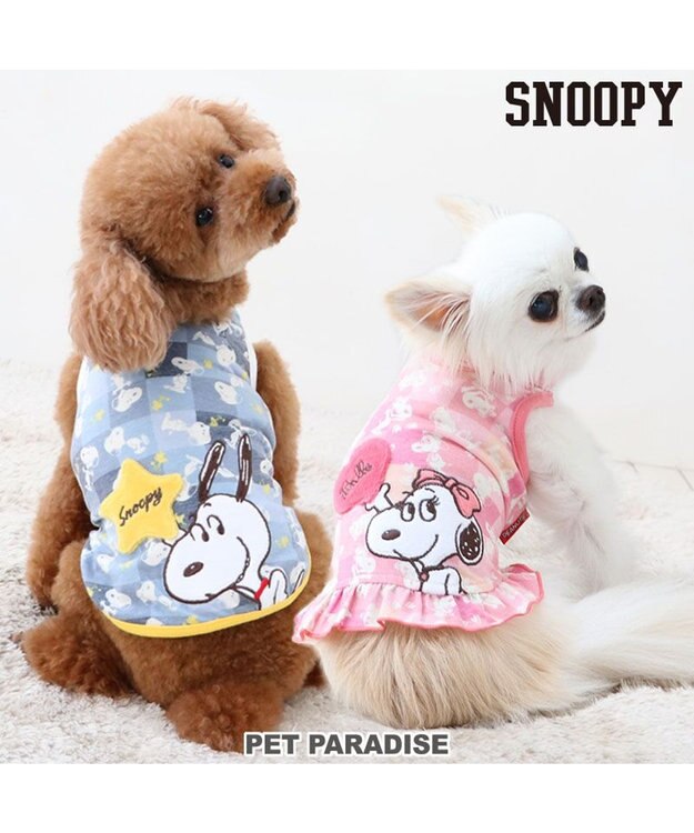 PET PARADISE スヌーピー ベル タンクトップ 《ポップ柄》 中型犬 ベル