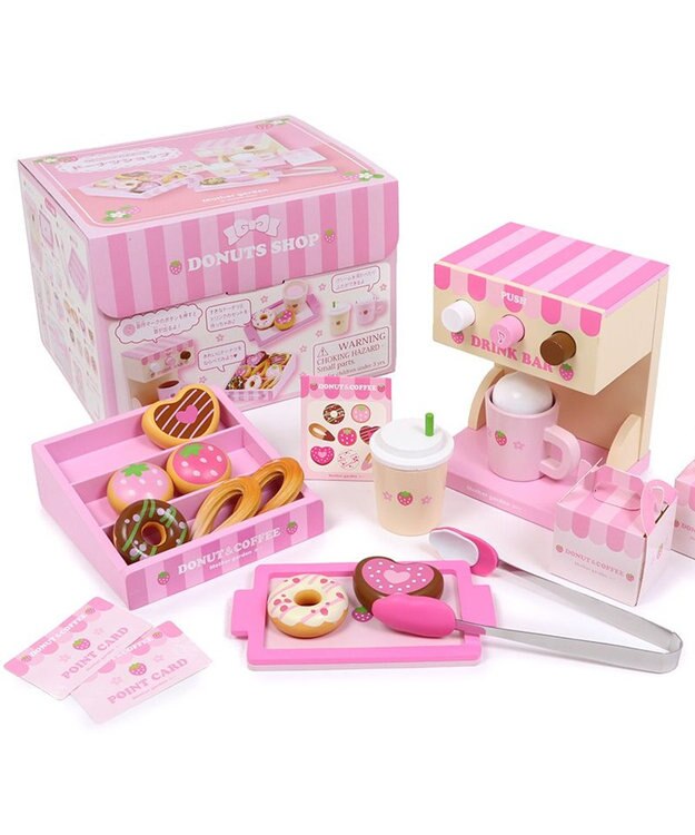 Mother garden マザーガーデン  野いちご いちごのドーナツショップ ピンク（淡）