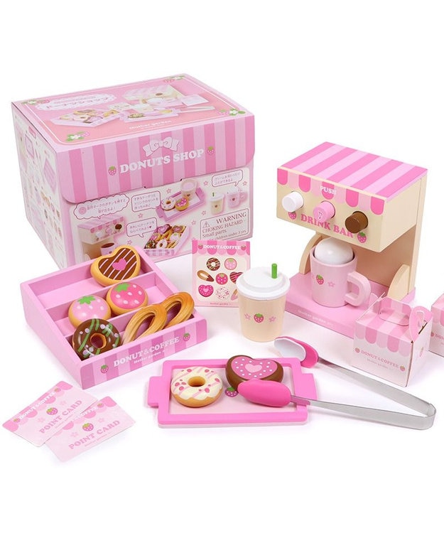 Mother garden マザーガーデン  野いちご いちごのドーナツショップ ピンク(淡)