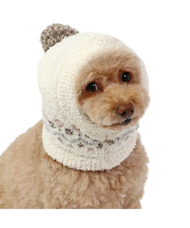 PET PARADISE ペットパラダイス ニット帽子《ノルディック柄》小型犬 ノルディック柄