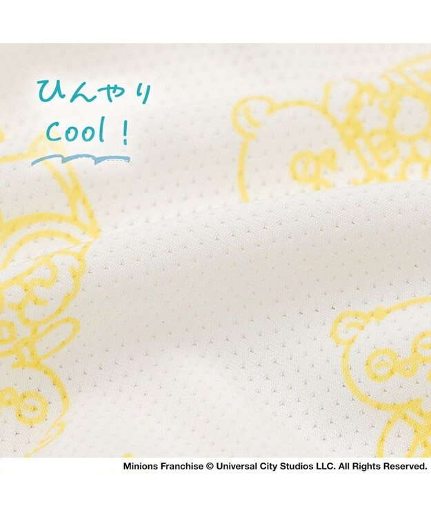 PET PARADISE ミニオン ボブ 手つなぎ Ｔシャツ 接触冷感 中型犬 大型犬 ホワイト×イエロー