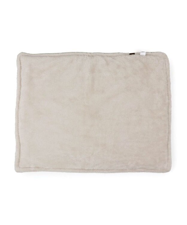 PET PARADISE ペットパラダイス 遠赤外線 ボアマット 《お花柄》角型 小型犬 ベージュ