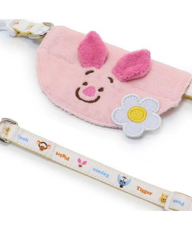 PET PARADISE ディズニー くまのプーさん 《ピグレット にこにこ》 首輪 Ｓ  小型犬 ピンク