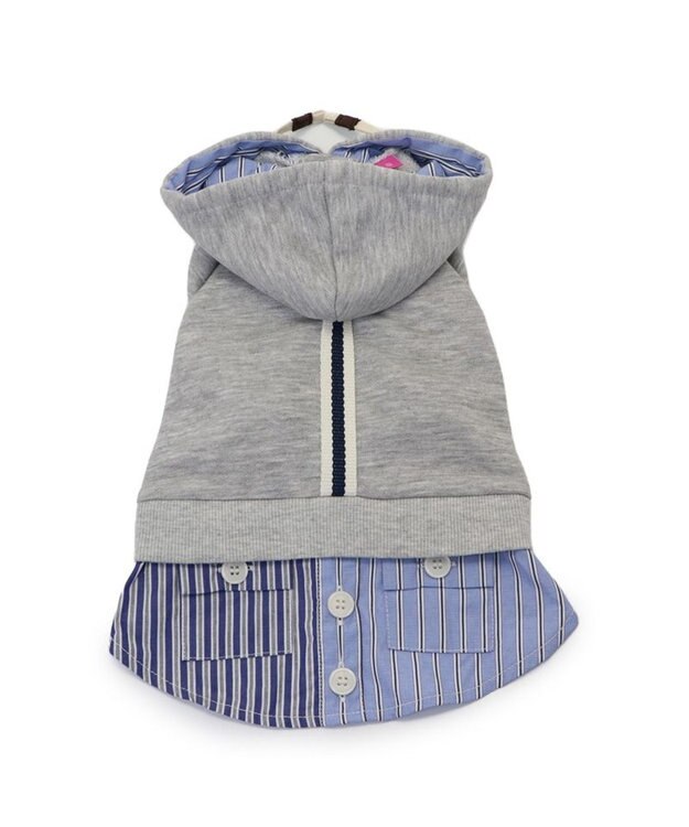 PET PARADISE ペットパラダイス シャツパーカー 小型犬 グレー