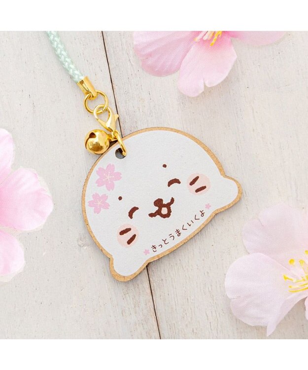 Mother garden しろたん 木製 絵馬根付 《顔ぼん》きっとうまくいくよ 単品 顔ぼん