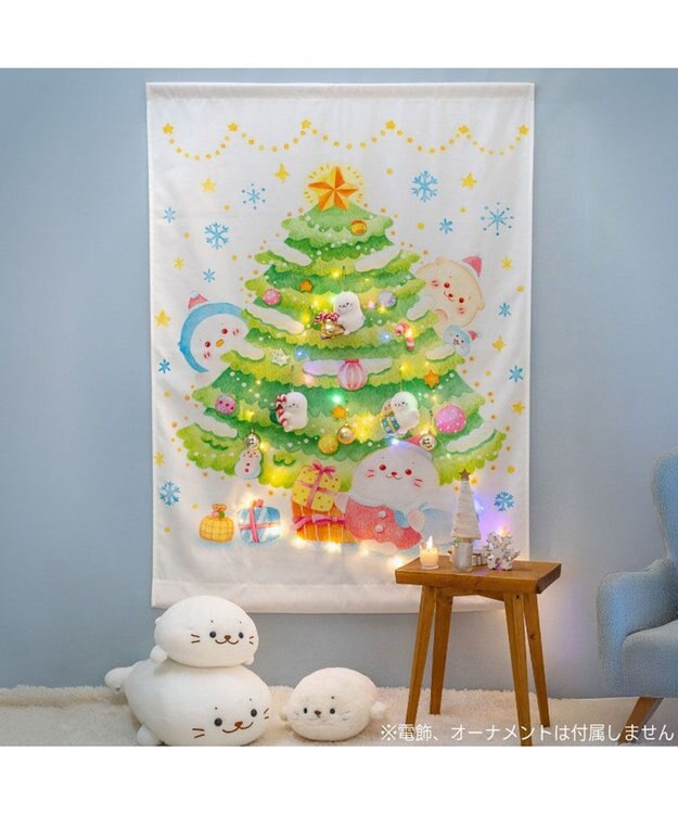 Mother garden しろたん クリスマスツリー タペストリー 0