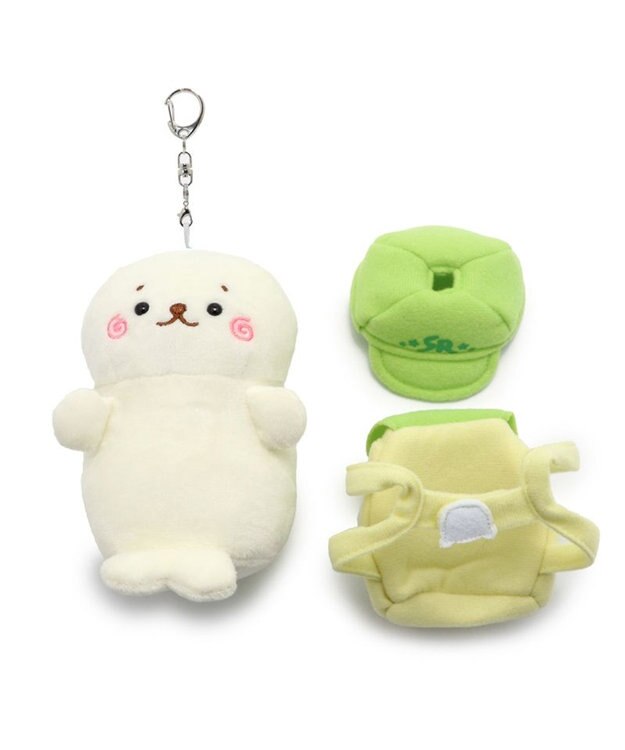 Mother garden しろたん マスコットキーホルダー ついたん 12cm 《しろっぺ  / きのこ狩りおのぼりたん 》 【単品】 しろっぺたん