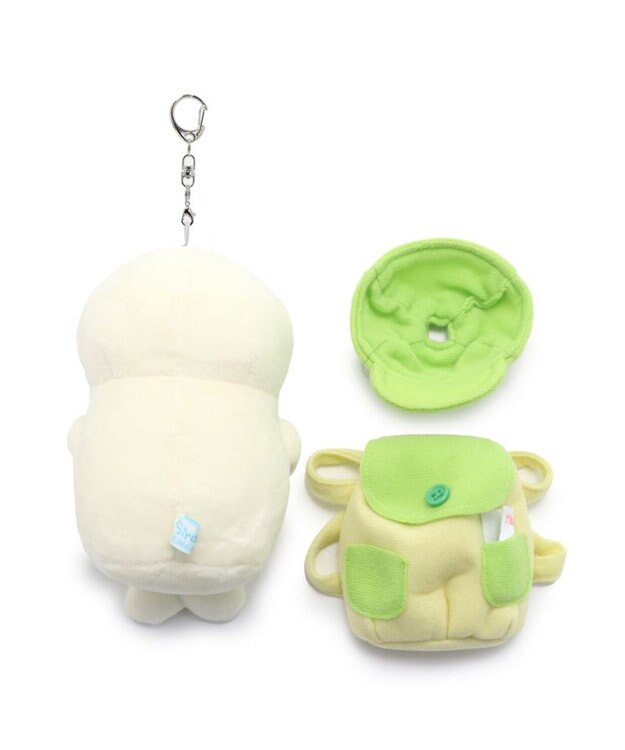 Mother garden しろたん マスコットキーホルダー ついたん 12cm 《しろっぺ  / きのこ狩りおのぼりたん 》 【単品】 しろっぺたん