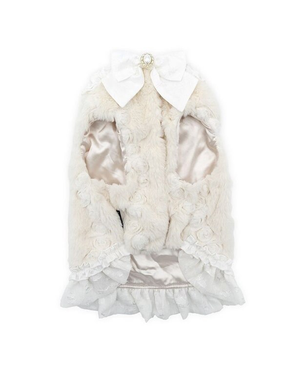 PET PARADISE cherircouture パールリボン ベスト 《ホワイト》 小型犬 ホワイト