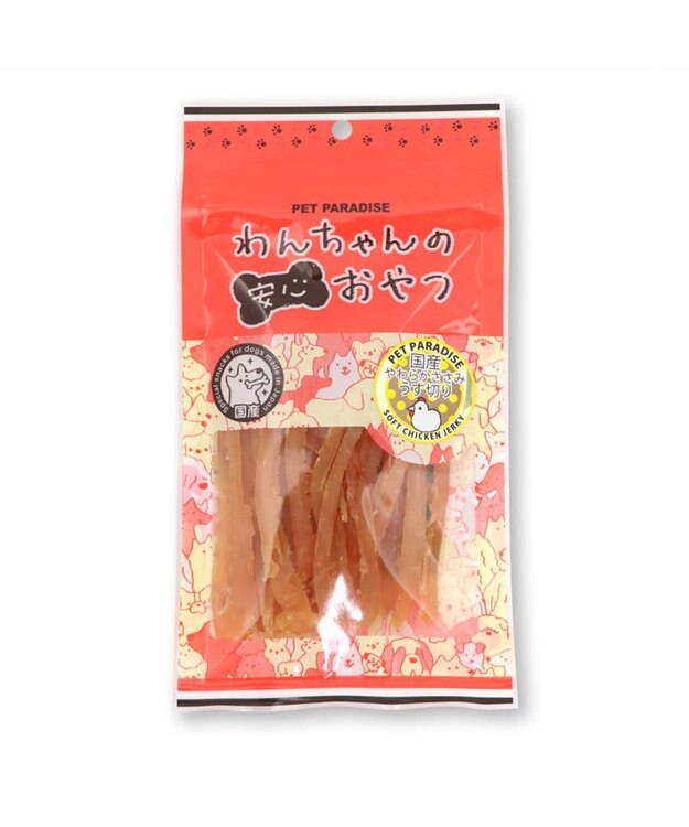 PET PARADISE やわらか ささみ 薄切り 80g 国産 -