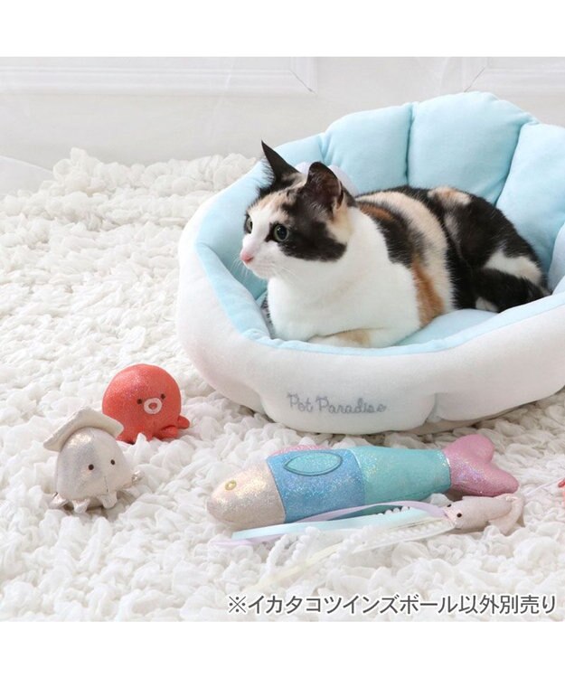 PET PARADISE ペットパラダイス 猫 イカたこツインズ　ボール マルチカラー