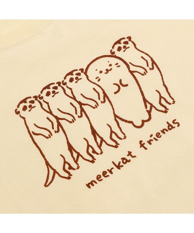 Mother garden しろたん Tシャツ 半袖 販売店舗限定《ミーアキャット》ユニセックス ミーアキャット