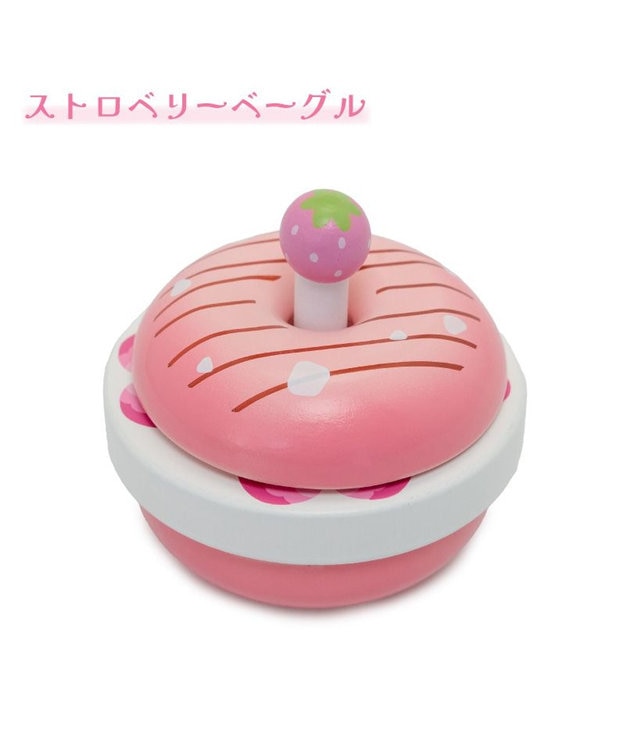 Mother garden マザーガーデン 木製 ストロベリーベーグルサンド 単品 ストロベリーベーグルサンド