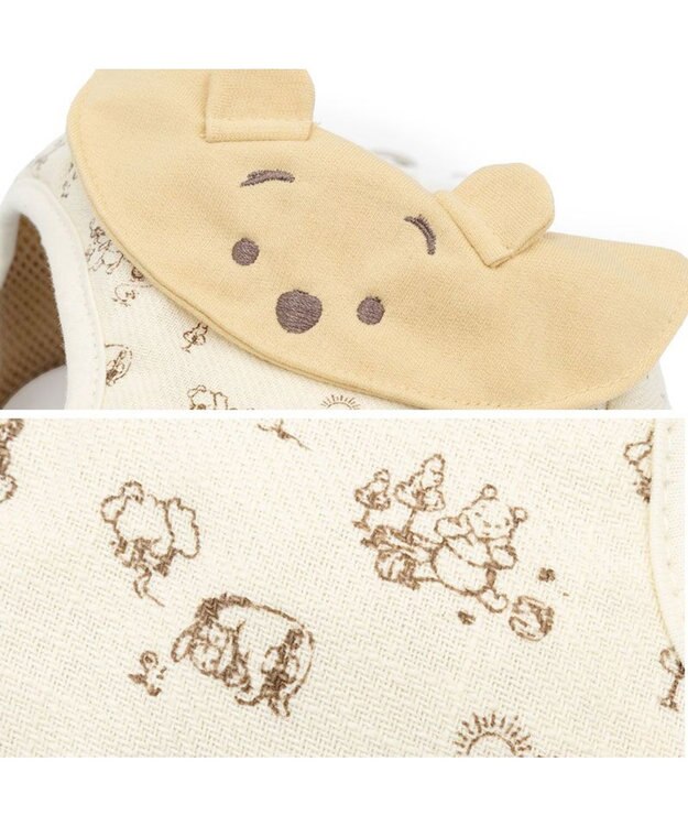 PET PARADISE ディズニー くまのプーさん スタイ付き ベスト ハーネス ４Ｓ 小型犬 イエロー