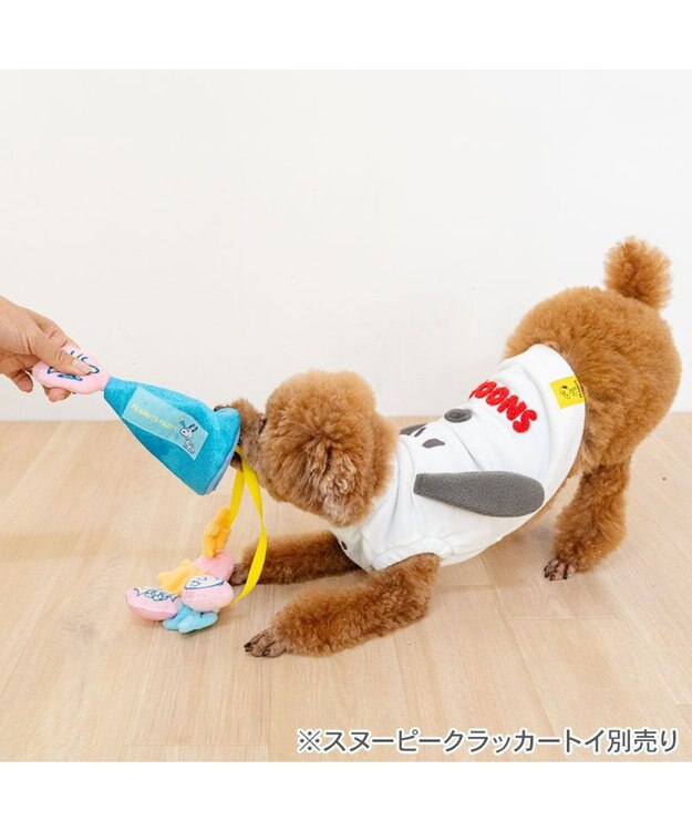 PET PARADISE スヌーピー 顔ボン トレーナー 小型犬 ホワイト