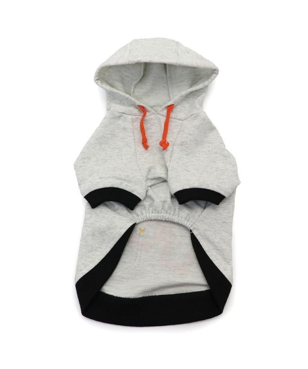 PET PARADISE Lee ビッグ ロゴ パーカー 《グレー》 小型犬  グレー