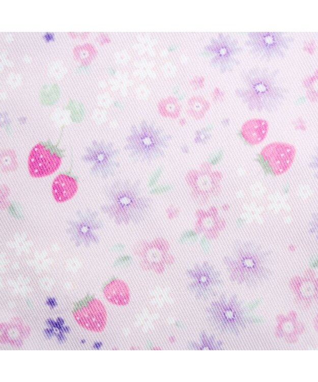 Mother garden マザーガーデン  野いちご 巾着 《小花いちご柄》 大 小花いちご柄