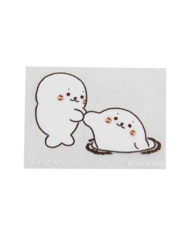 Mother garden しろたん どこでも一緒しろたんステッカー 4枚セット 《ひっぱりあげ/Now Loading…/ぴょこ/はりつき》 4枚セット