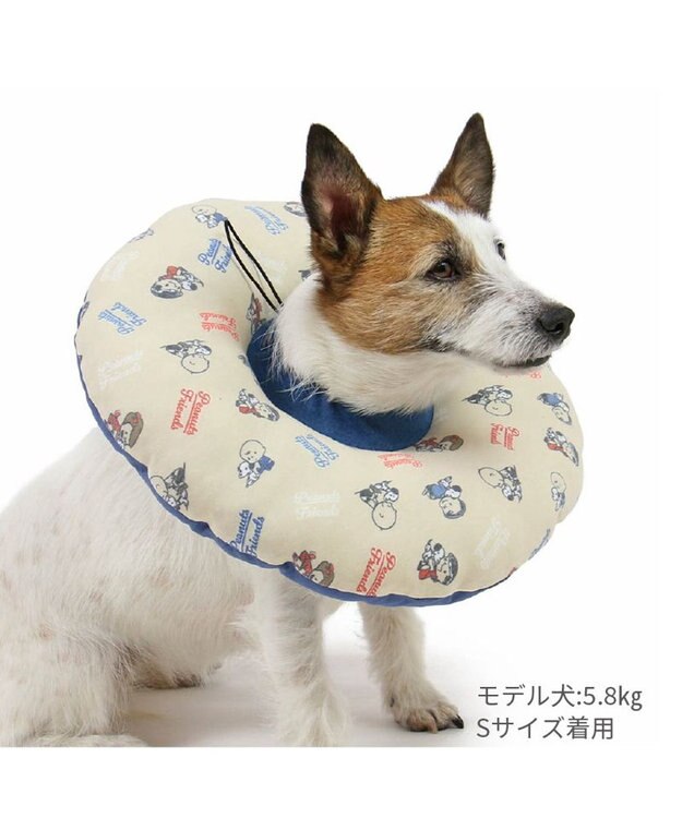 PET PARADISE スヌーピー makokoro エリザベスカラー  Ｓ 小型犬 -