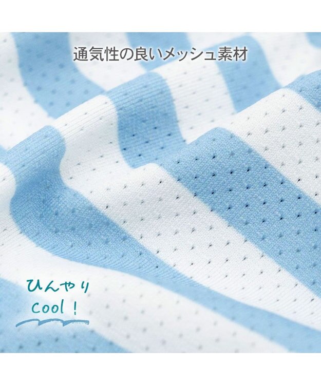 PET PARADISE J.PRESS 接触冷感 ボーダー タンクトップ 小型犬 ホワイト×ブルー