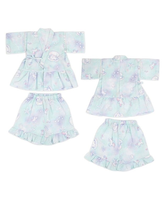 Mother garden 2025 マザーガーデン ユニコーン 甚平  《シェル》 95～100cm シェル