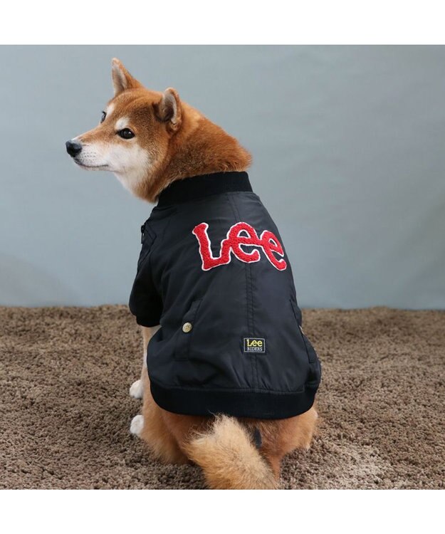 PET PARADISE Lee サガラ刺繍 ブルゾン 中型犬 黒