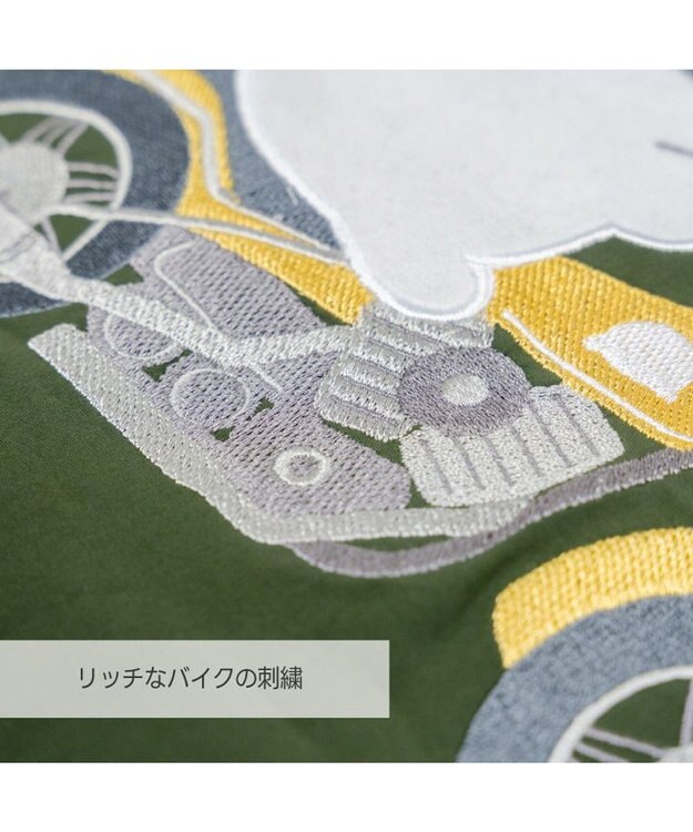 Mother garden しろたん ブルゾン《しろたんライダー柄》 ユニセックス  カーキ