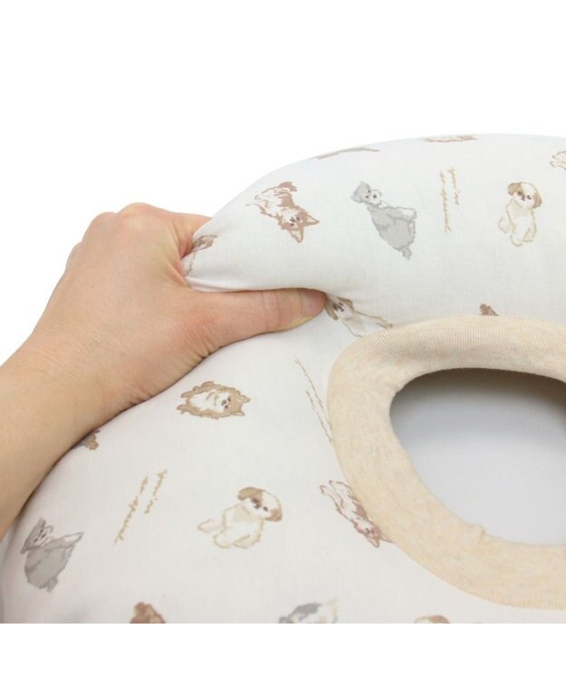 PET PARADISE ペットパラダイス makokoro エリザベスカラー 《わんちゃん柄》 ＳＭ 中型犬 ベージュ