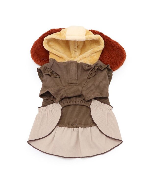 PET PARADISE ディズニー わんわん物語 レディ パーカー 《ブラウン 》 小型犬 ブラウン