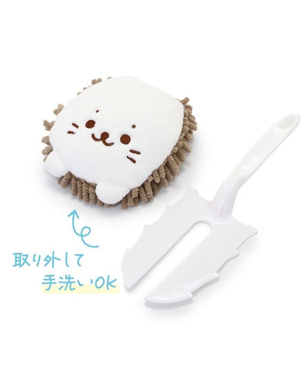 Mother garden しろたん ハンディモップ ホワイト