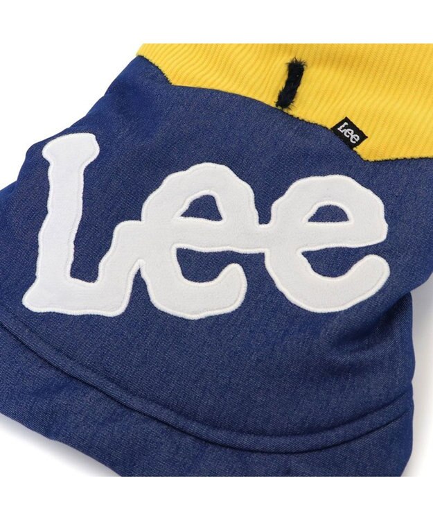 PET PARADISE Lee 切り替え 綿入ベスト 中型犬 紺(ネイビー・インディゴ)