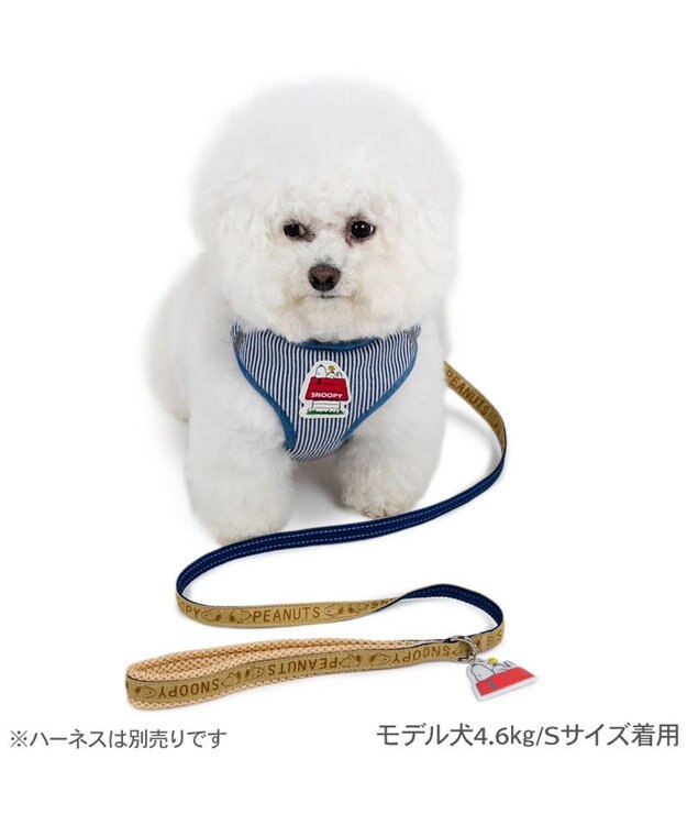 PET PARADISE スヌーピー ジャガードリード ＳＳ～Ｓ ベージュ