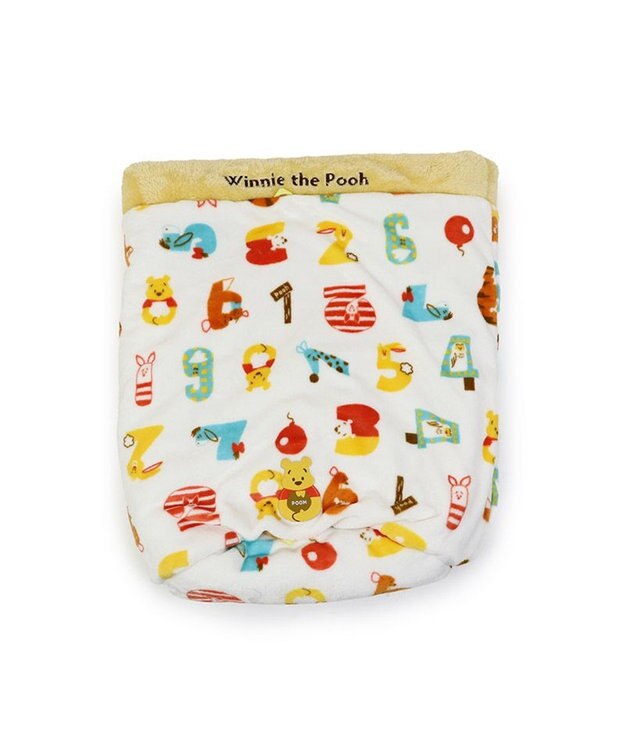 PET PARADISE ディズニー くまのプーさん 筒型寝袋 遠赤外線 《数字柄》 42×70cm 数字柄