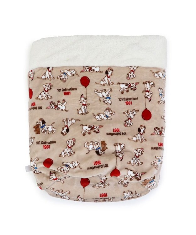 PET PARADISE ディズニー 101匹わんちゃん 筒形寝袋 遠赤外線 《風船柄》 42cm×70cm 風船柄