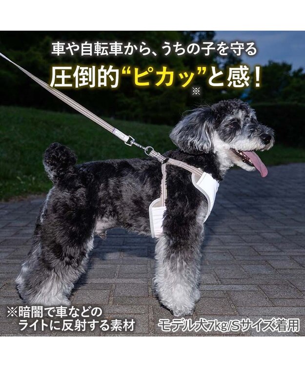PET PARADISE ペットパラダイス 超反射切り替え ハーネス＆リード ＳＳ 《ピンク》 ピンク