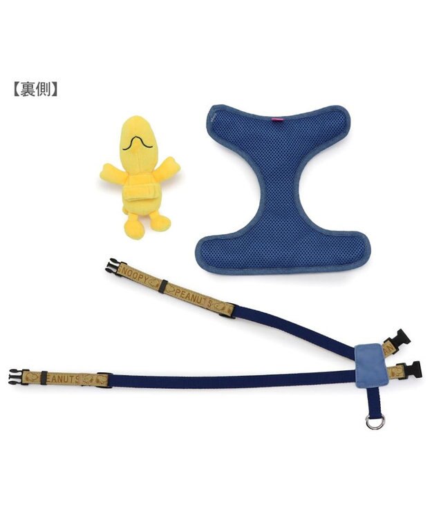 PET PARADISE スヌーピー ウッドストック マスコット付き ハーネス ＳＳ 小型犬 ネイビー×ホワイト