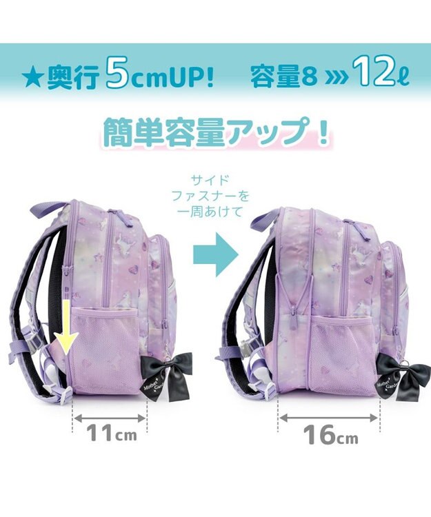 Mother garden マザーガーデン ユニコーン リュック  【Ｍサイズ】《フラワー柄》 フラワー柄